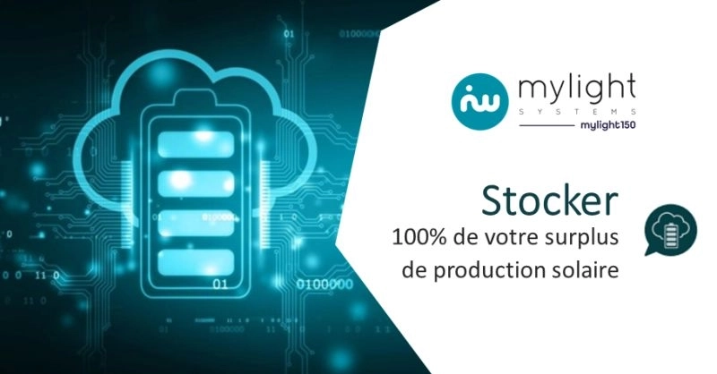 La Batterie Virtuelle : une solution de stockage pour la production de votre centrale solaire photovoltaïque – MySmartBattery de MyLight Systems, intégrée et paramétrée par Cap.Solar